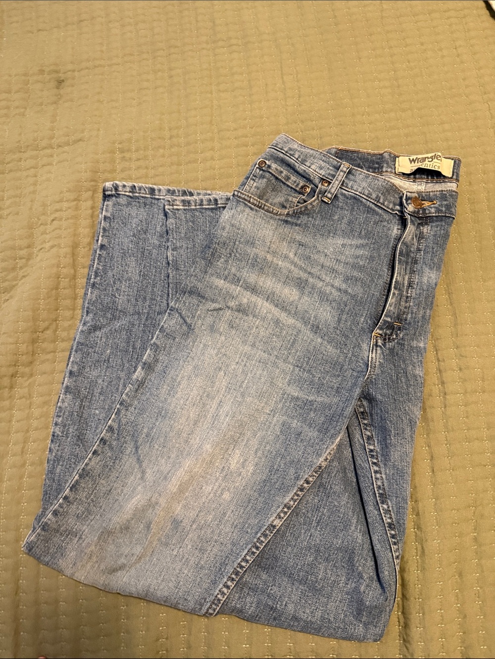 Wrangler Men's Light Blue Straight Jeans two pair